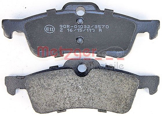 METZGER 1170815 Bremsbelagsatz, Scheibenbremse